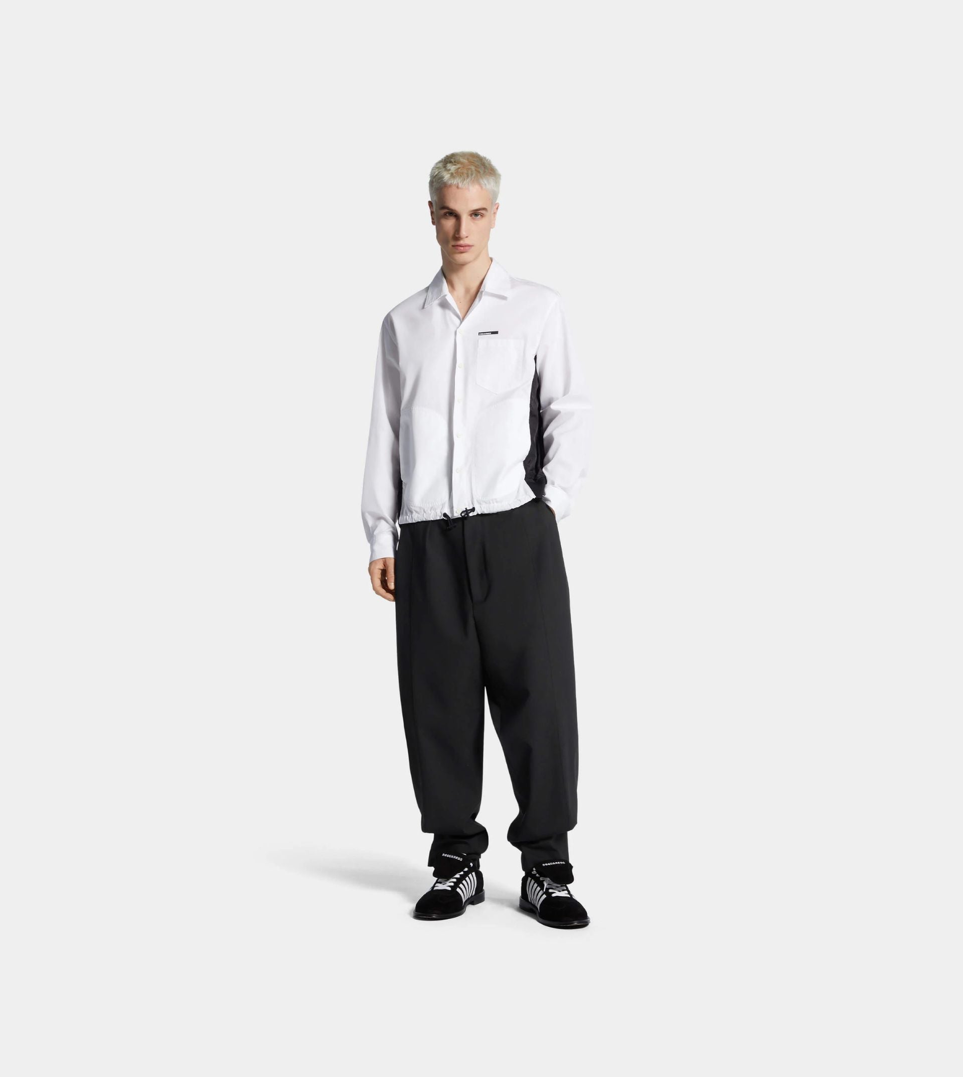 Drawstring Hybrid Shirt