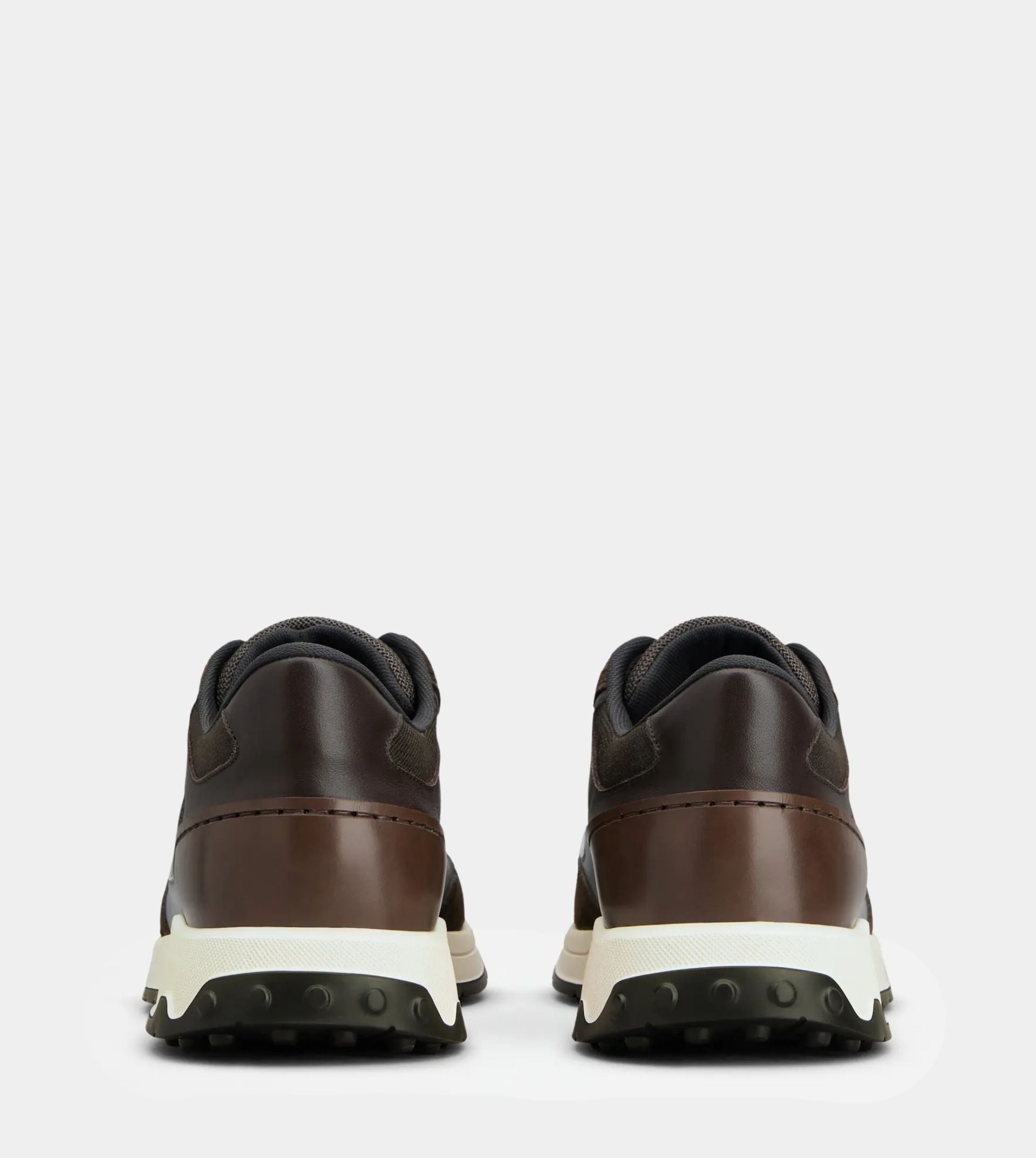 Sneakers in Suede and Smooth Leather