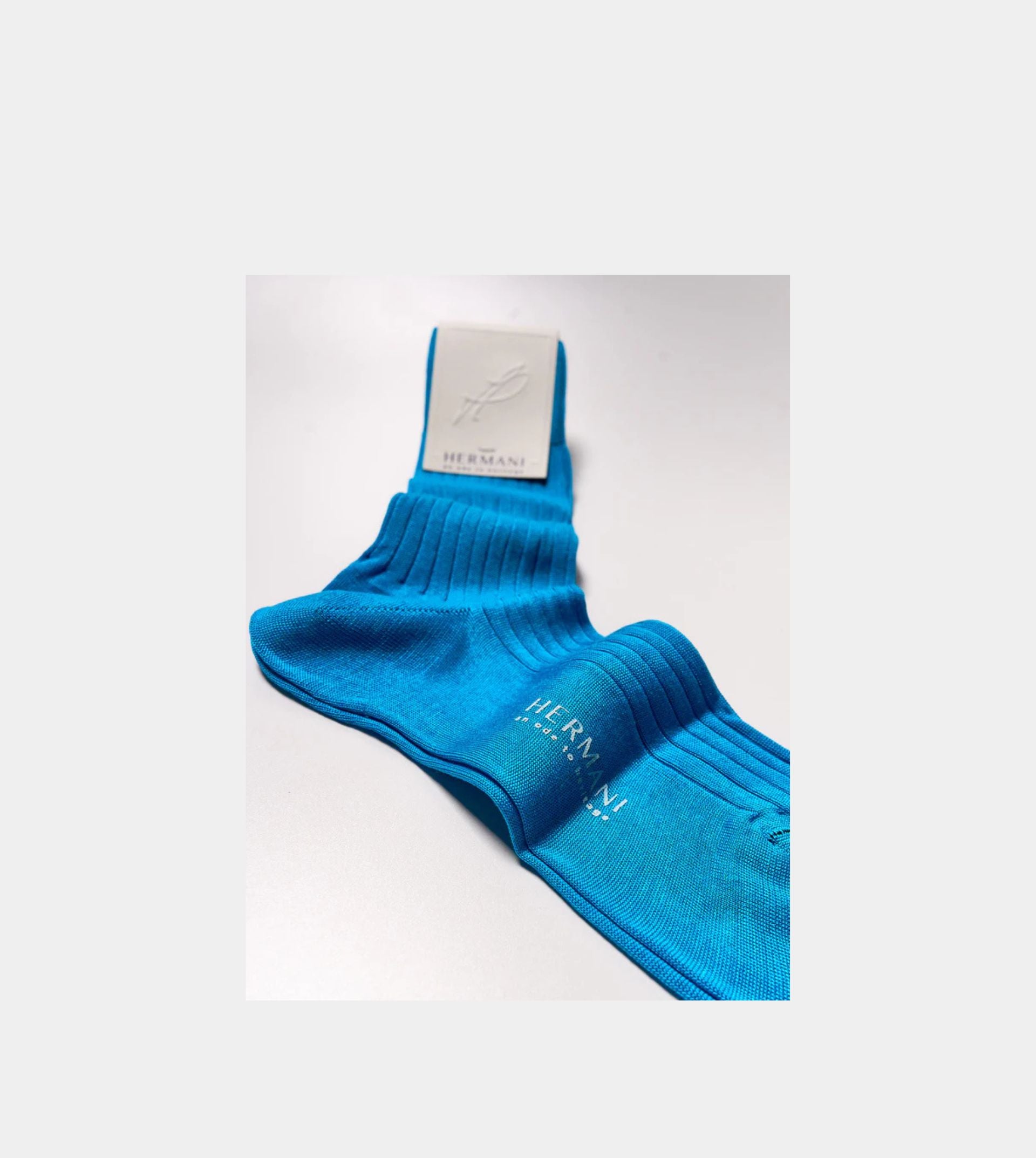 Filo di Scozia Cotton Mid-Calf - Acqua