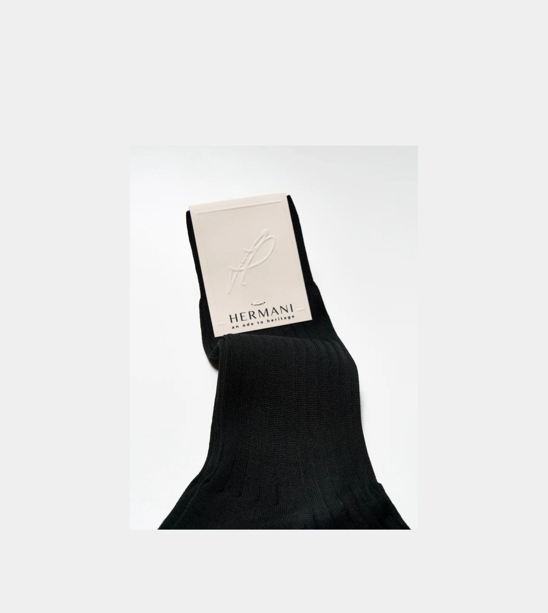 Filo di Scozia Cotton Mid-Calf - Nero