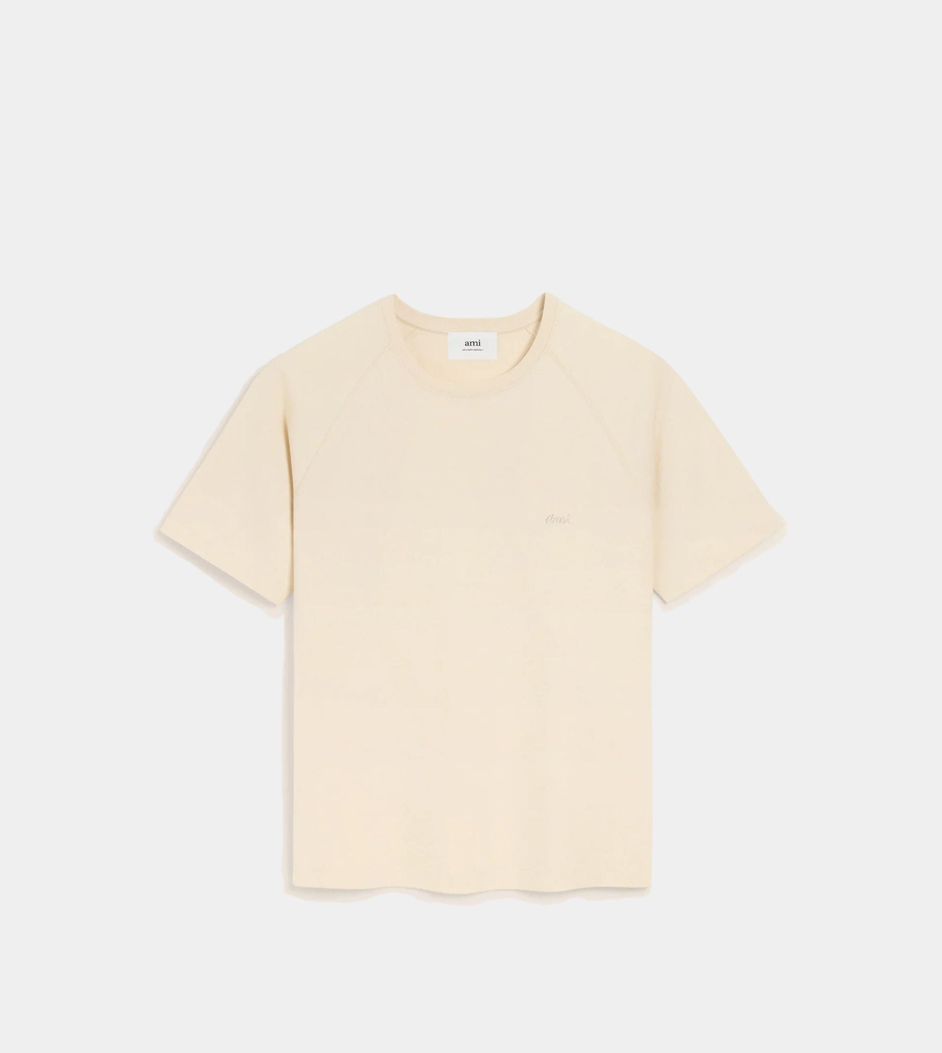 White Cotton Short Sleeves T-shirt