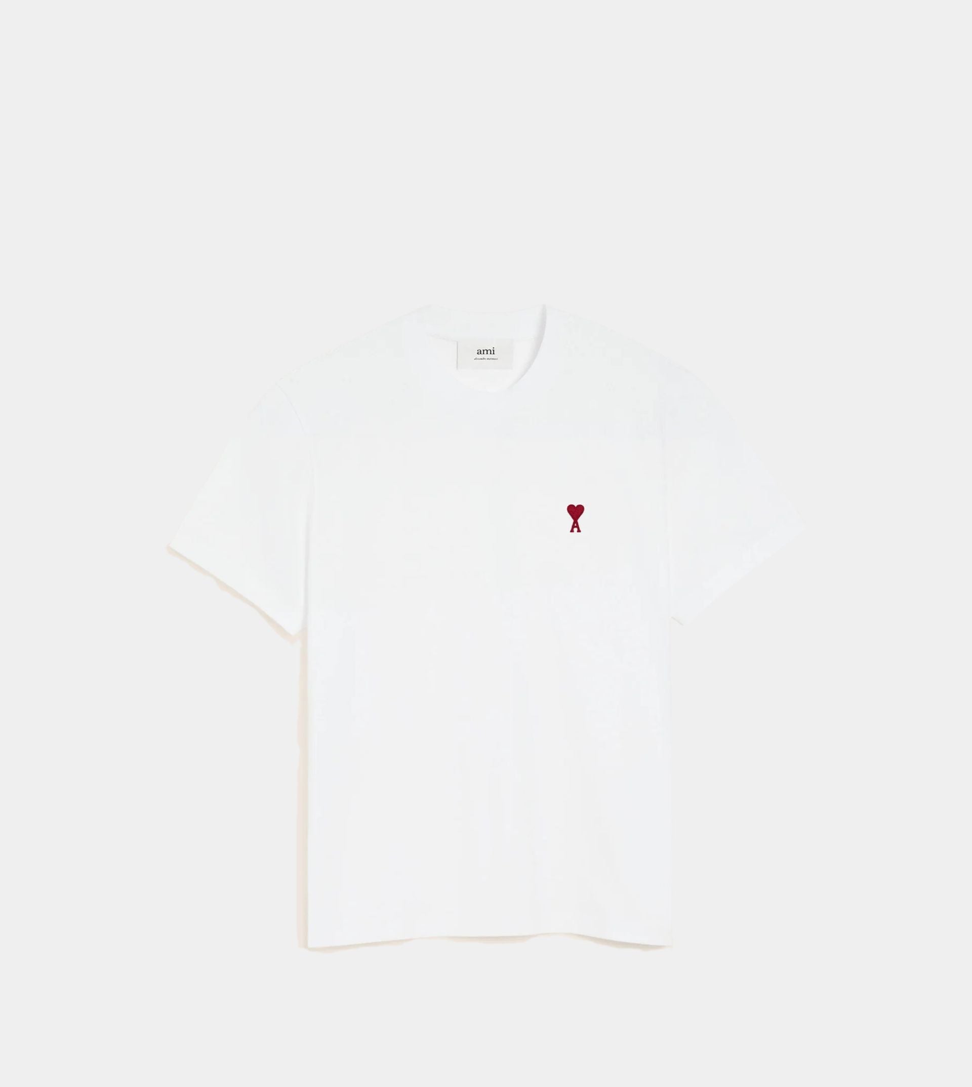 White Cotton Ami de Coeur T-Shirt