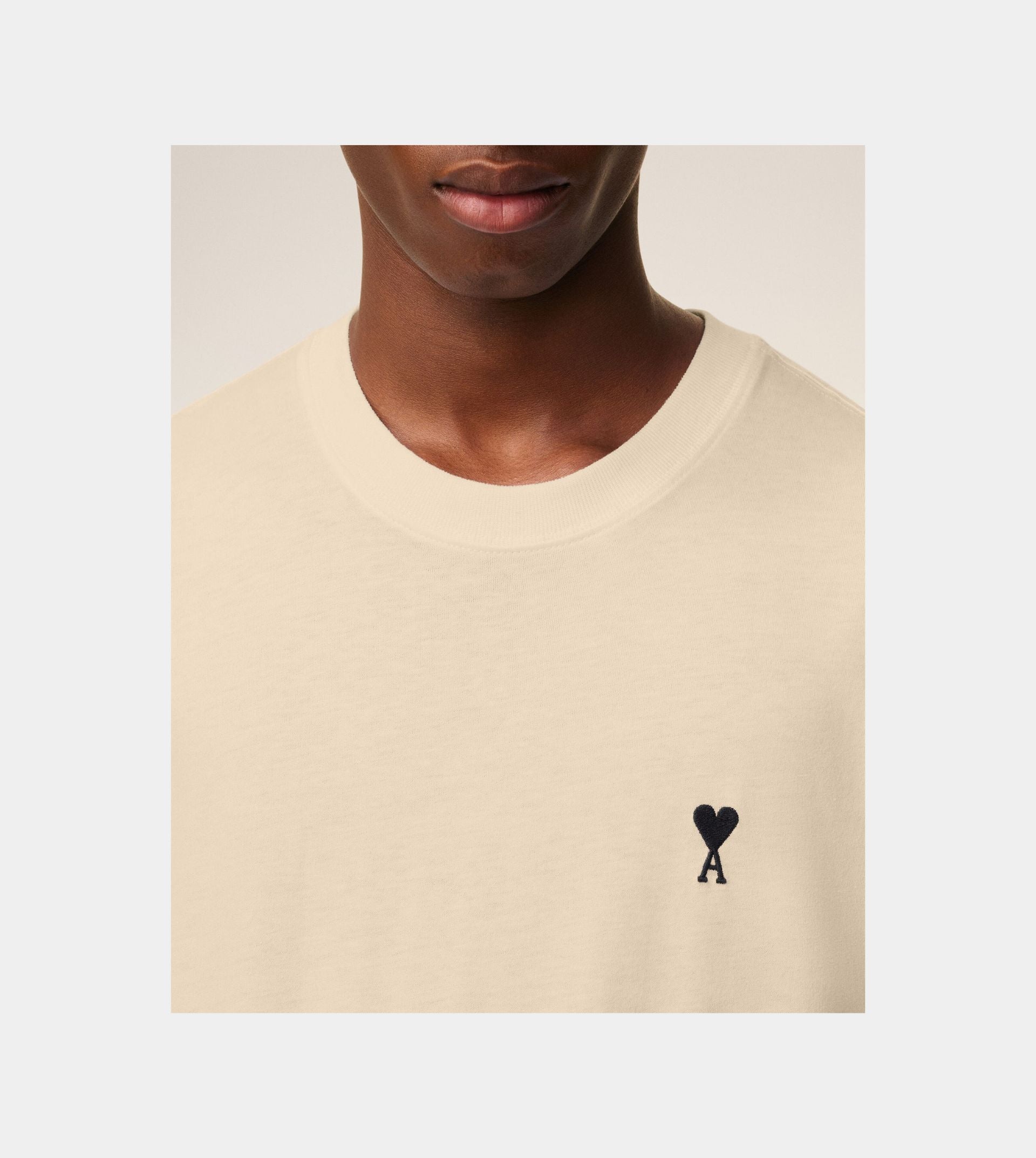 Beige Cotton Ami De Coeur T-shirt