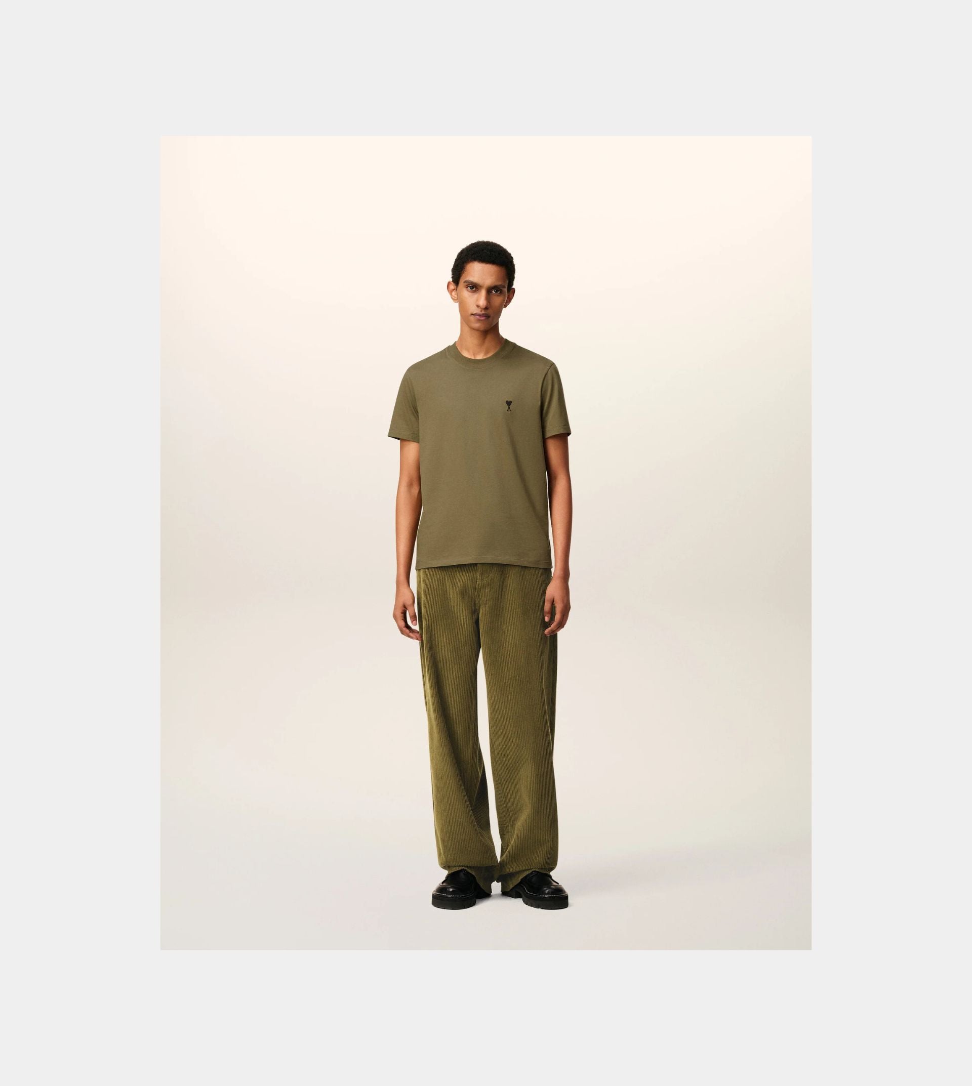 Green Cotton Ami De Coeur T-shirt