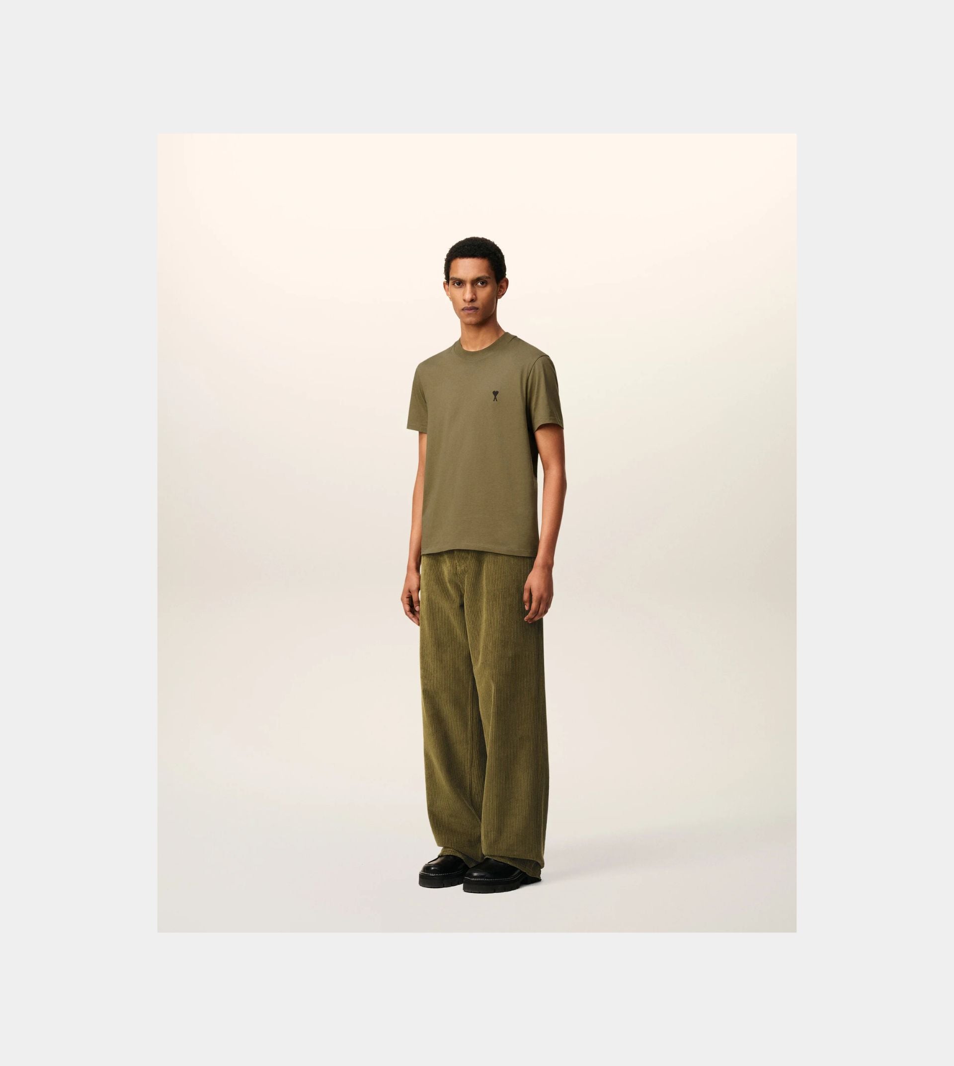 Green Cotton Ami De Coeur T-shirt