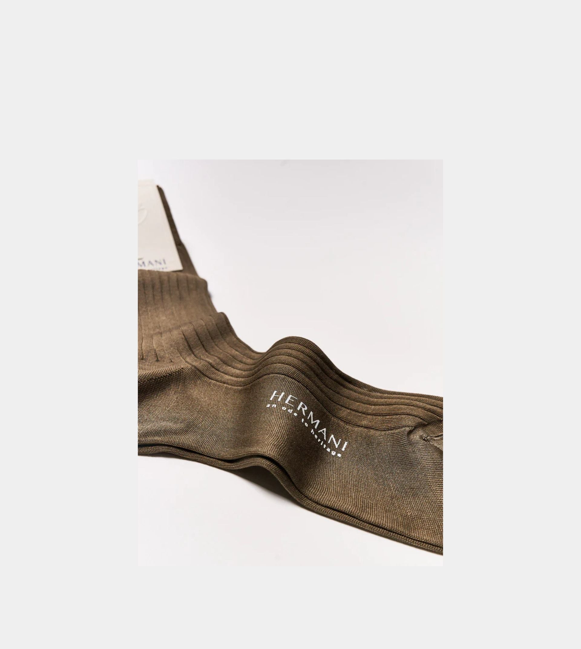 Filo di Scozia Cotton Mid-Calf - Tabacco