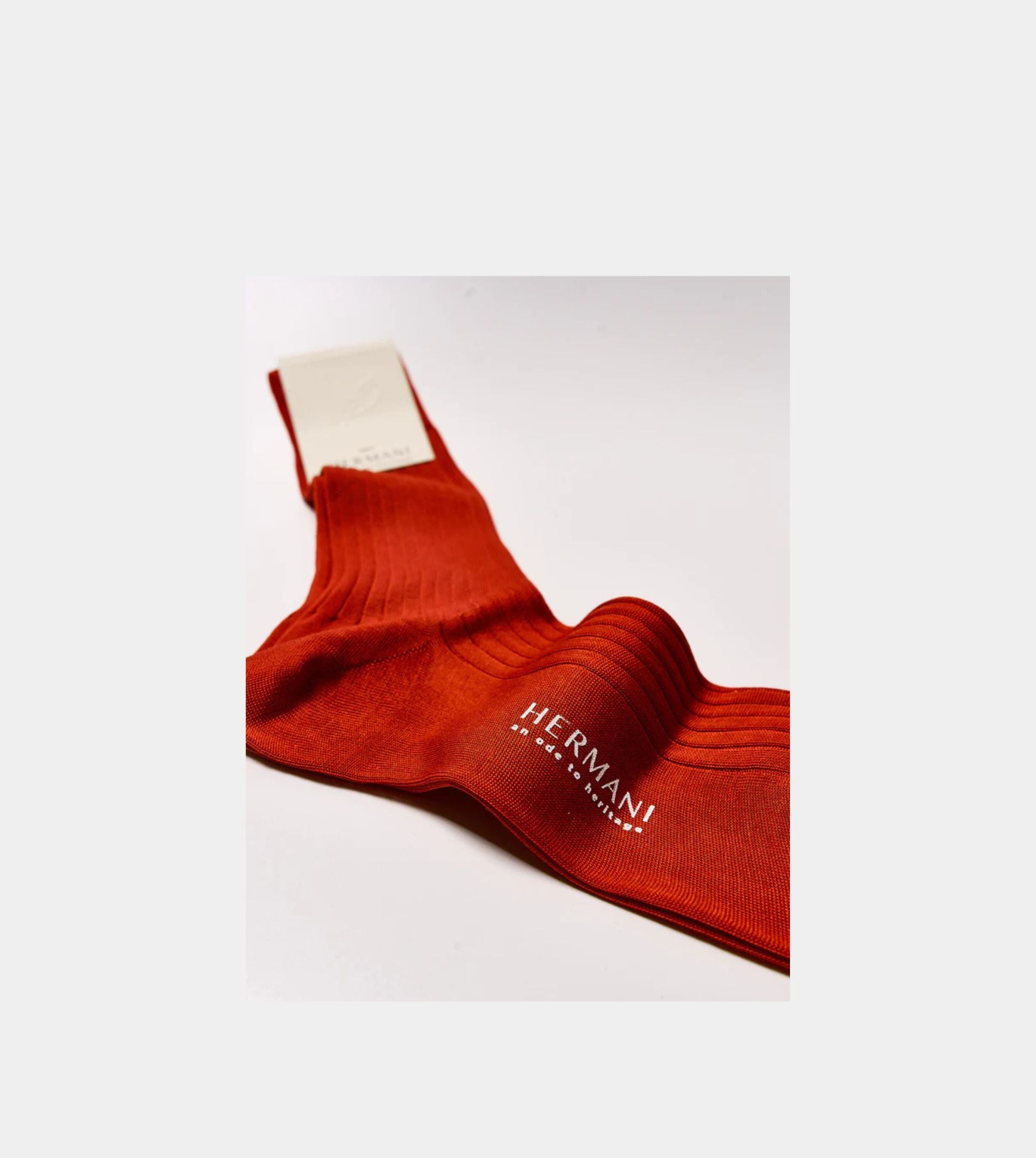 Filo di Scozia Cotton Mid-Calf - Mattone