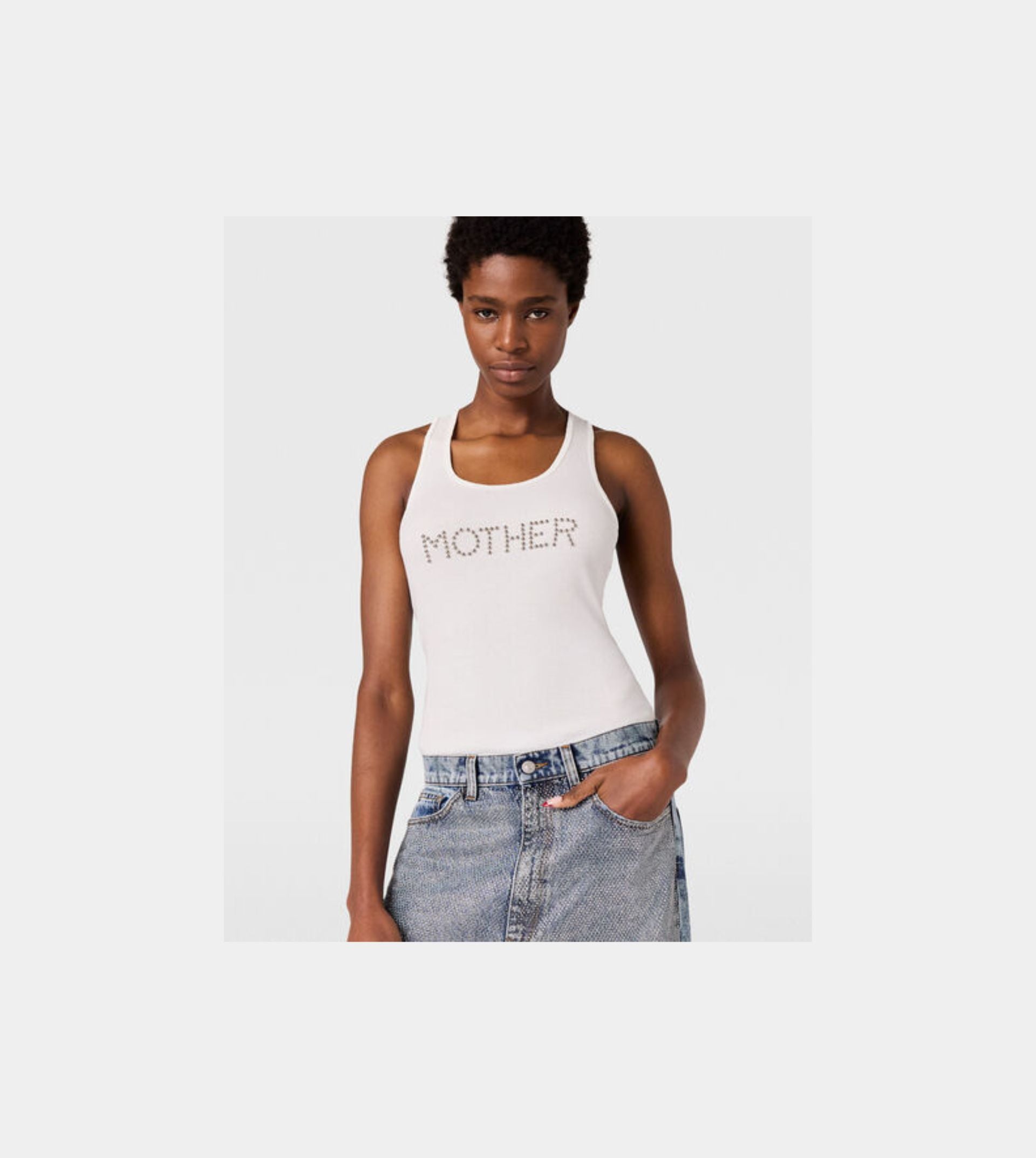 Mother Studded Tank Top