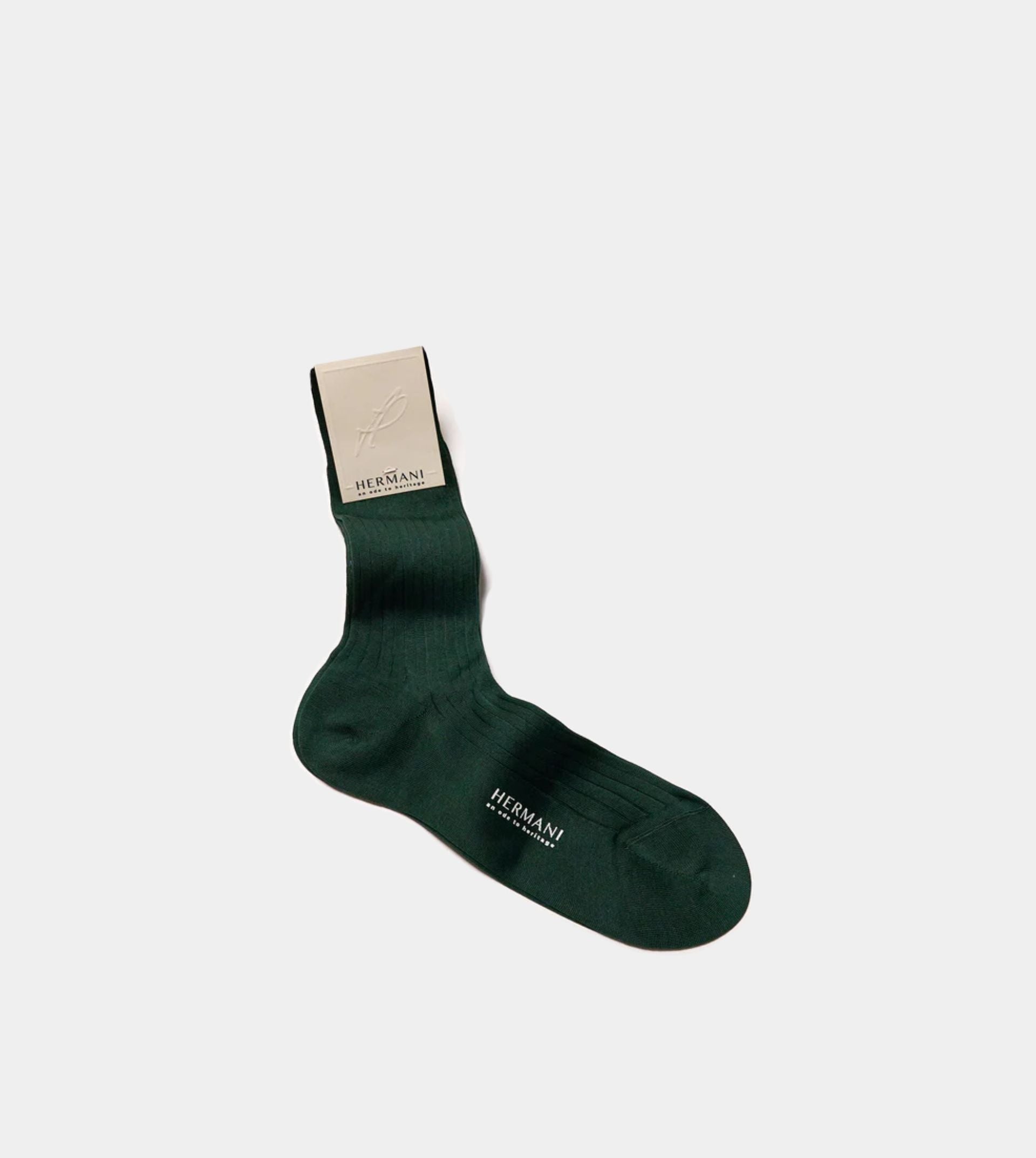 Filo di Scozia Cotton Mid-Calf - Verdone