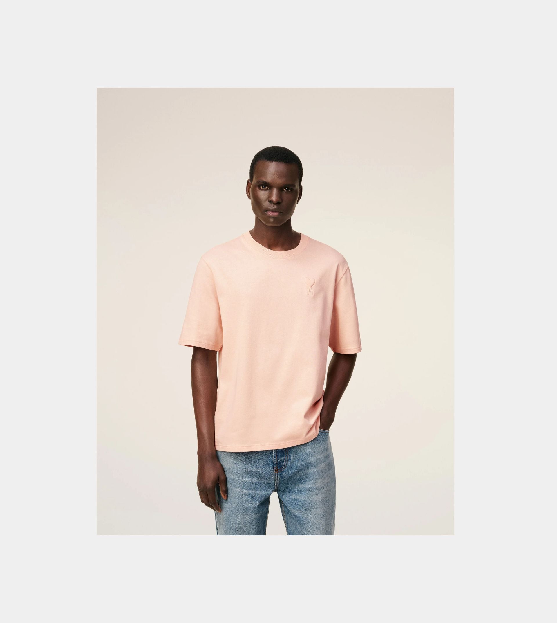 Pink Cotton Ami De Coeur Cosy Fit T-shirt