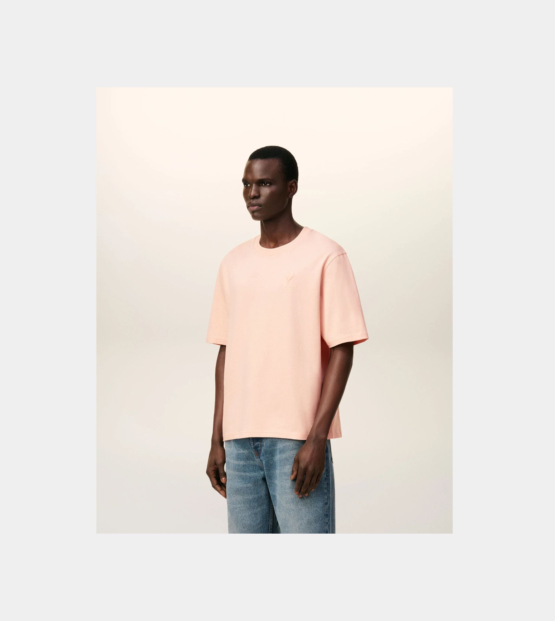 Pink Cotton Ami De Coeur Cosy Fit T-shirt