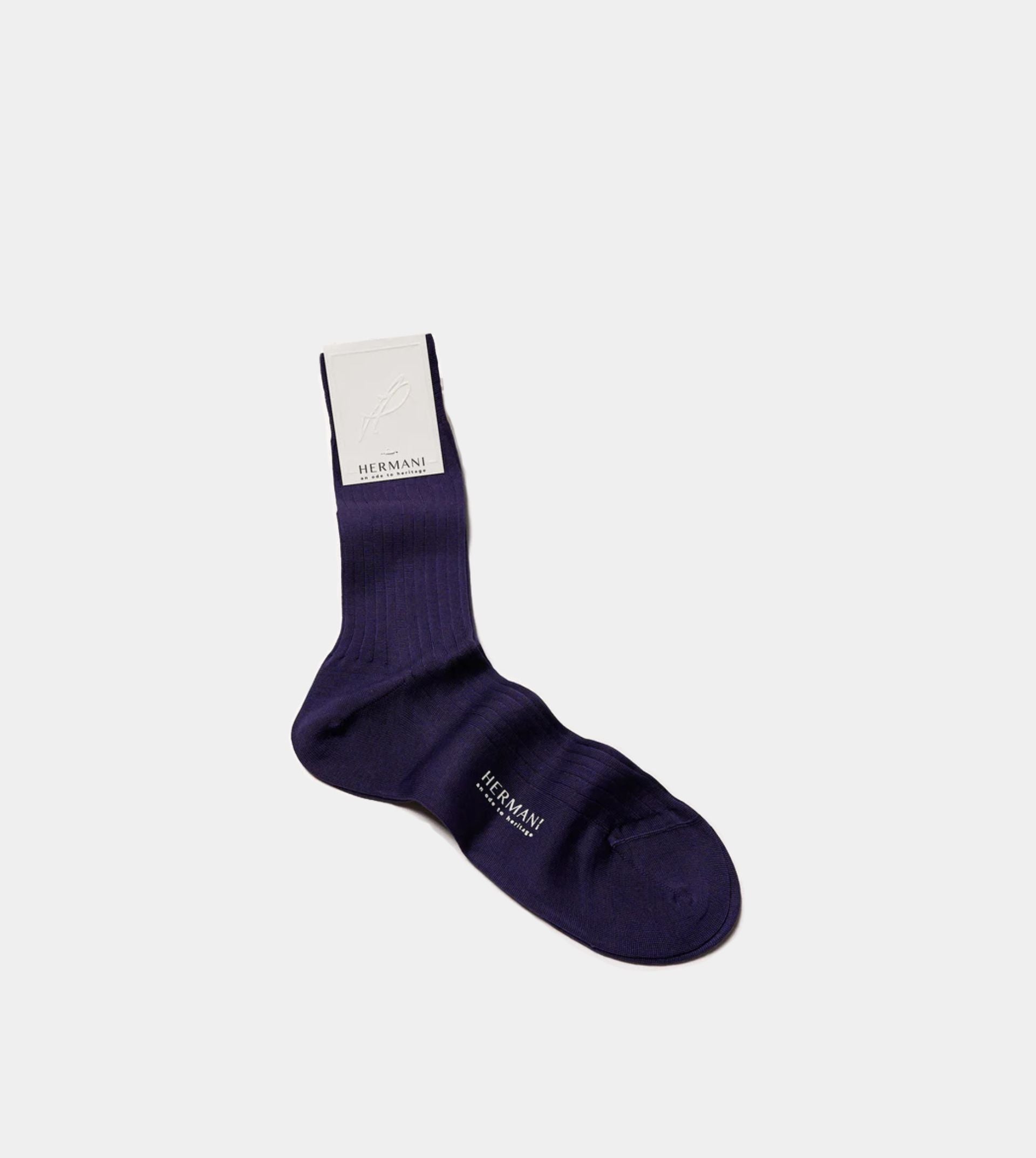 Filo di Scozia Cotton Mid-Calf - Viola