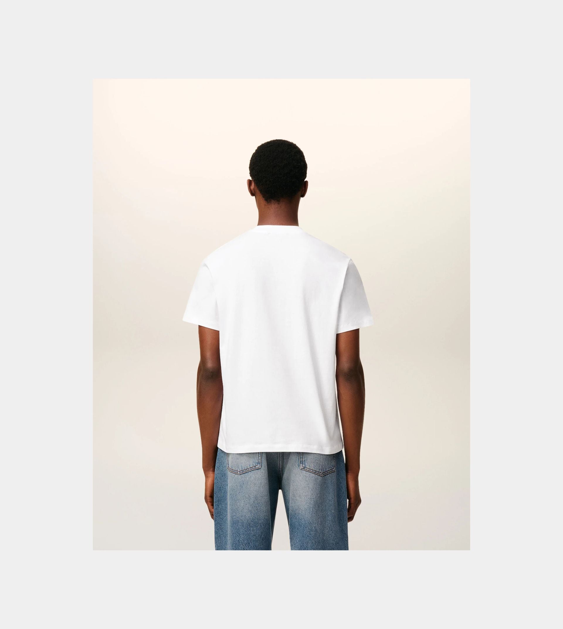 White Cotton Ami de Coeur T-Shirt