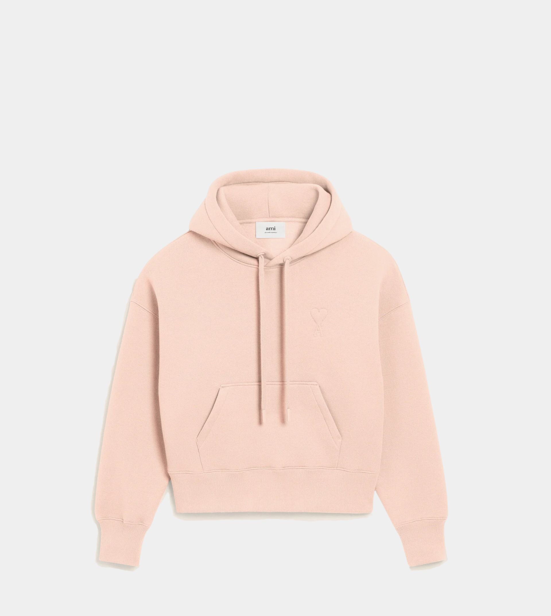 Pink Cotton Ami De Coeur Hoodie