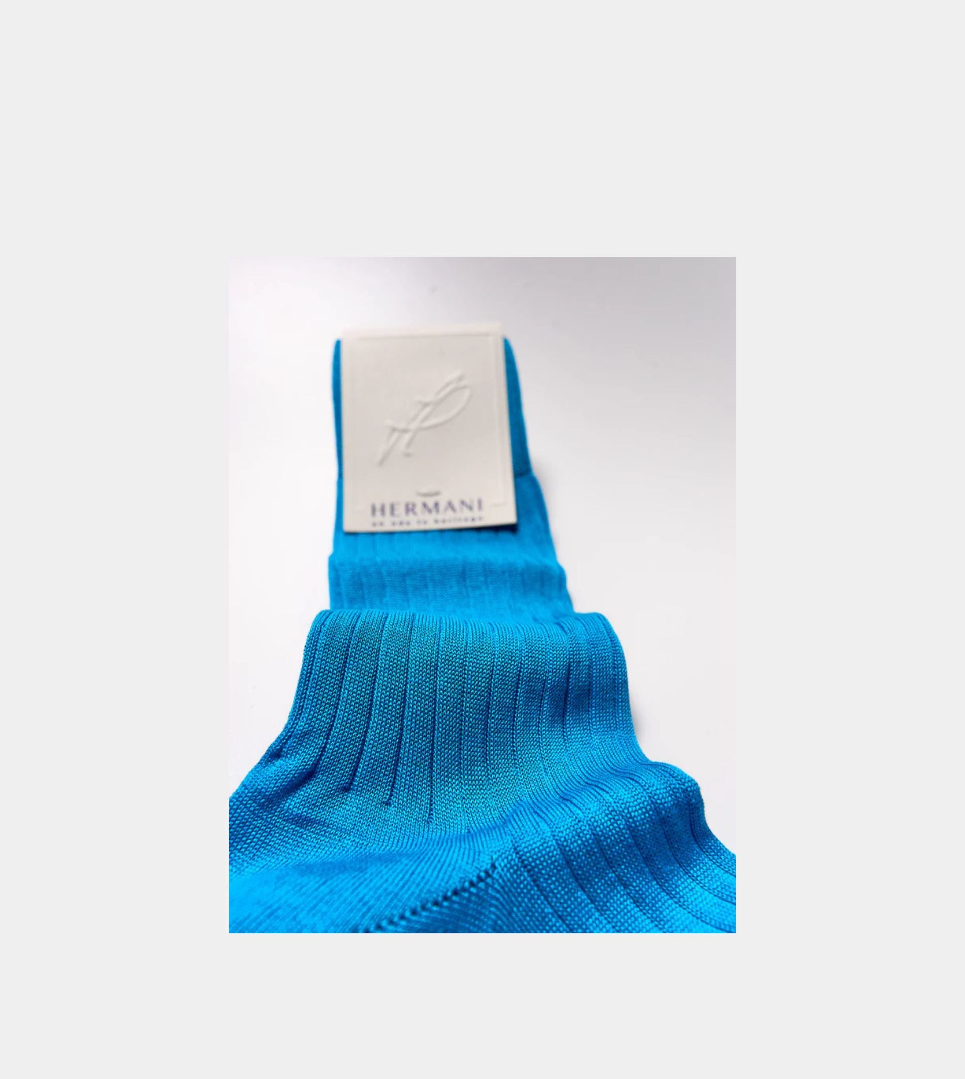 Filo di Scozia Cotton Mid-Calf - Acqua