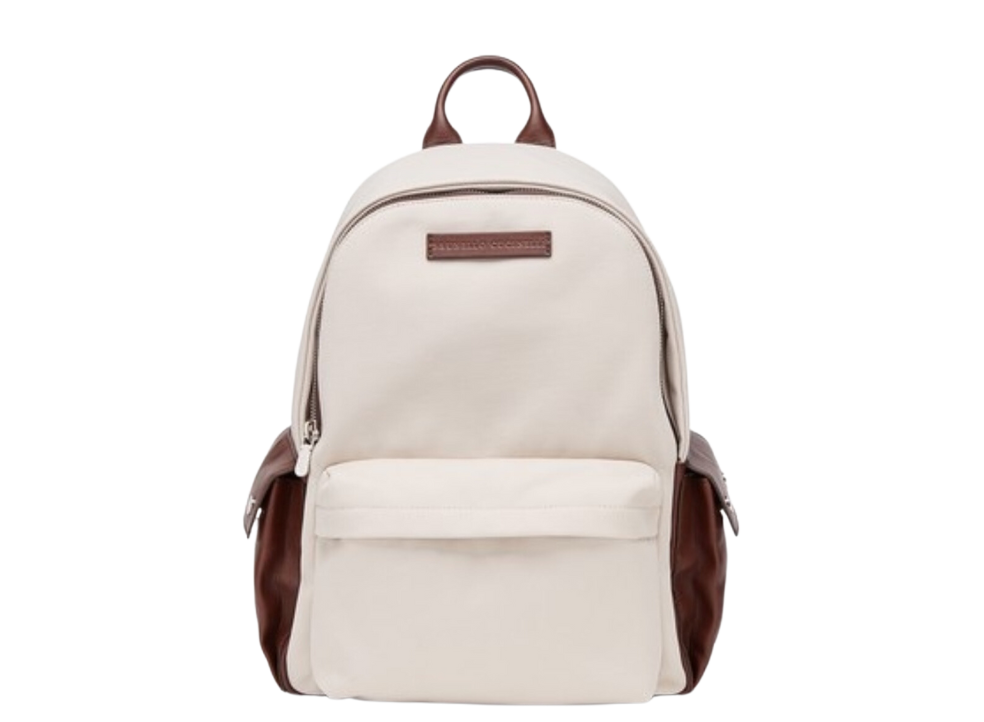 Brunello Cucinelli Cotton & Linen Backpack