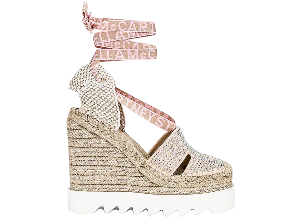 Stella McCartney Crystal Platform Espadrilles