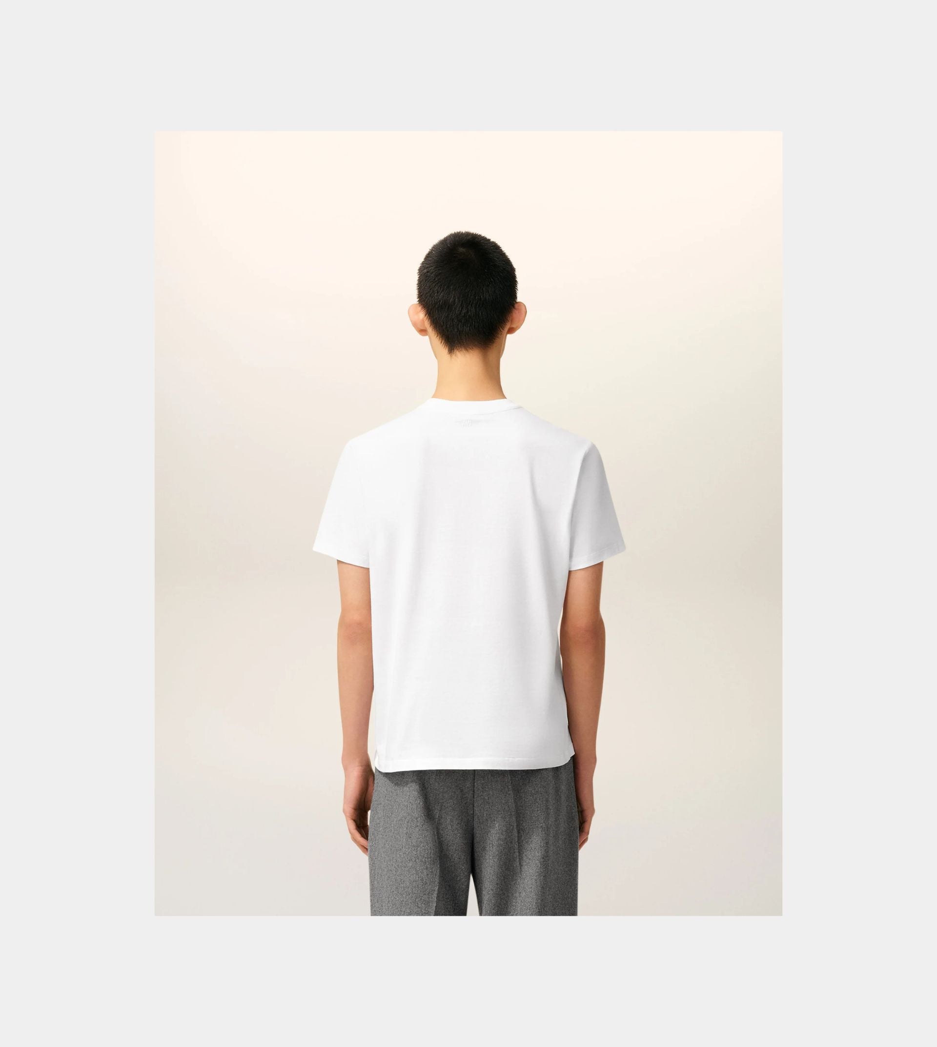 White Cotton Ami De Coeur T-shirt