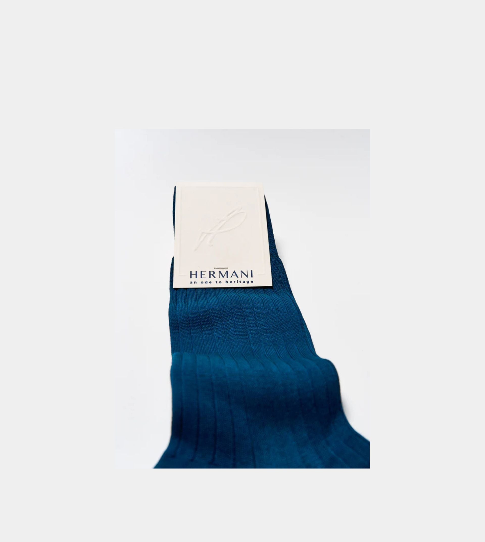 Filo di Scozia Cotton Mid-Calf - Blu