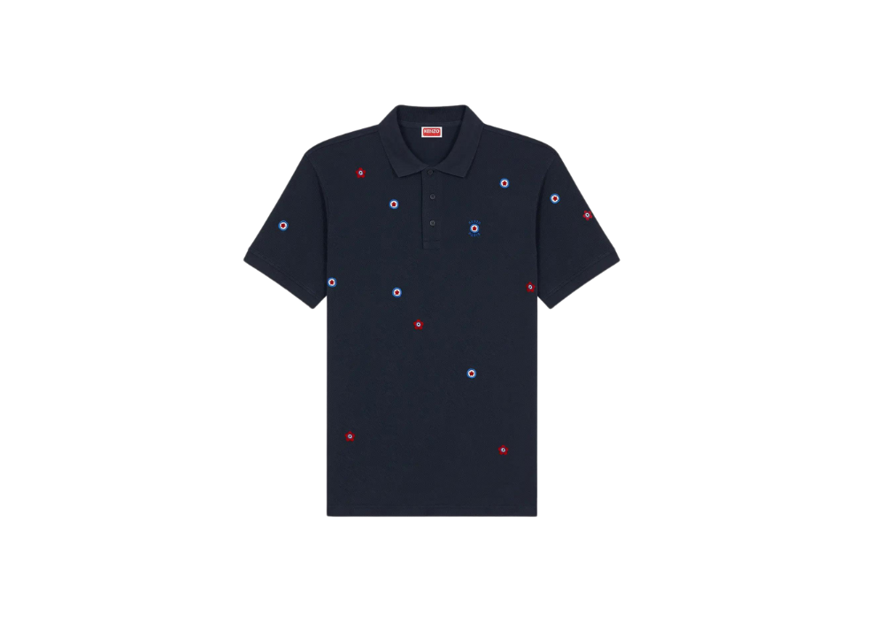 Embroidered Polo 'KENZO Target'