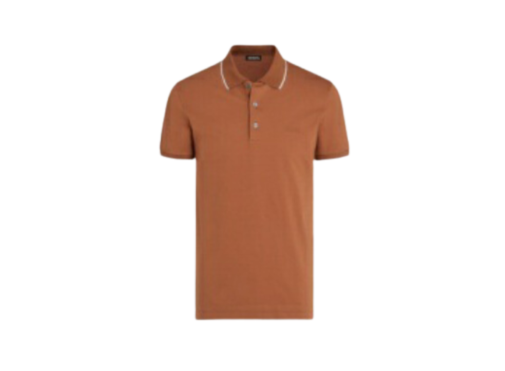 ZEGNA STRETCH COTTON POLO