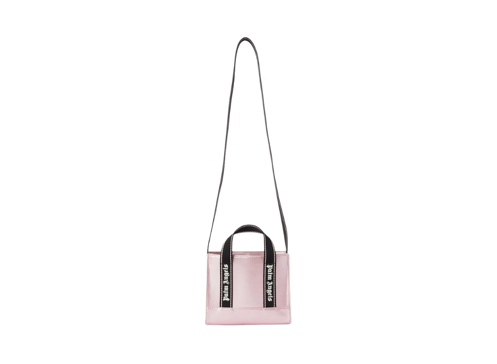 Girl's Shiny Logo-Handle Tote Bag